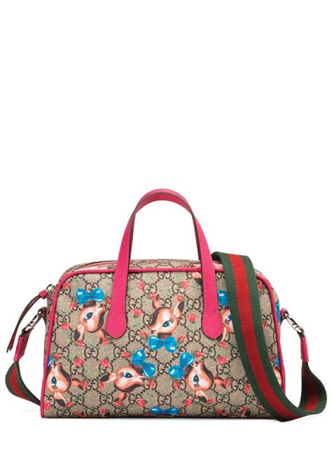 gg supreme gucci wolves diaper bag|Gucci diaper bag for less.